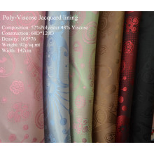 Jacquard poly-viscose pour garnissage